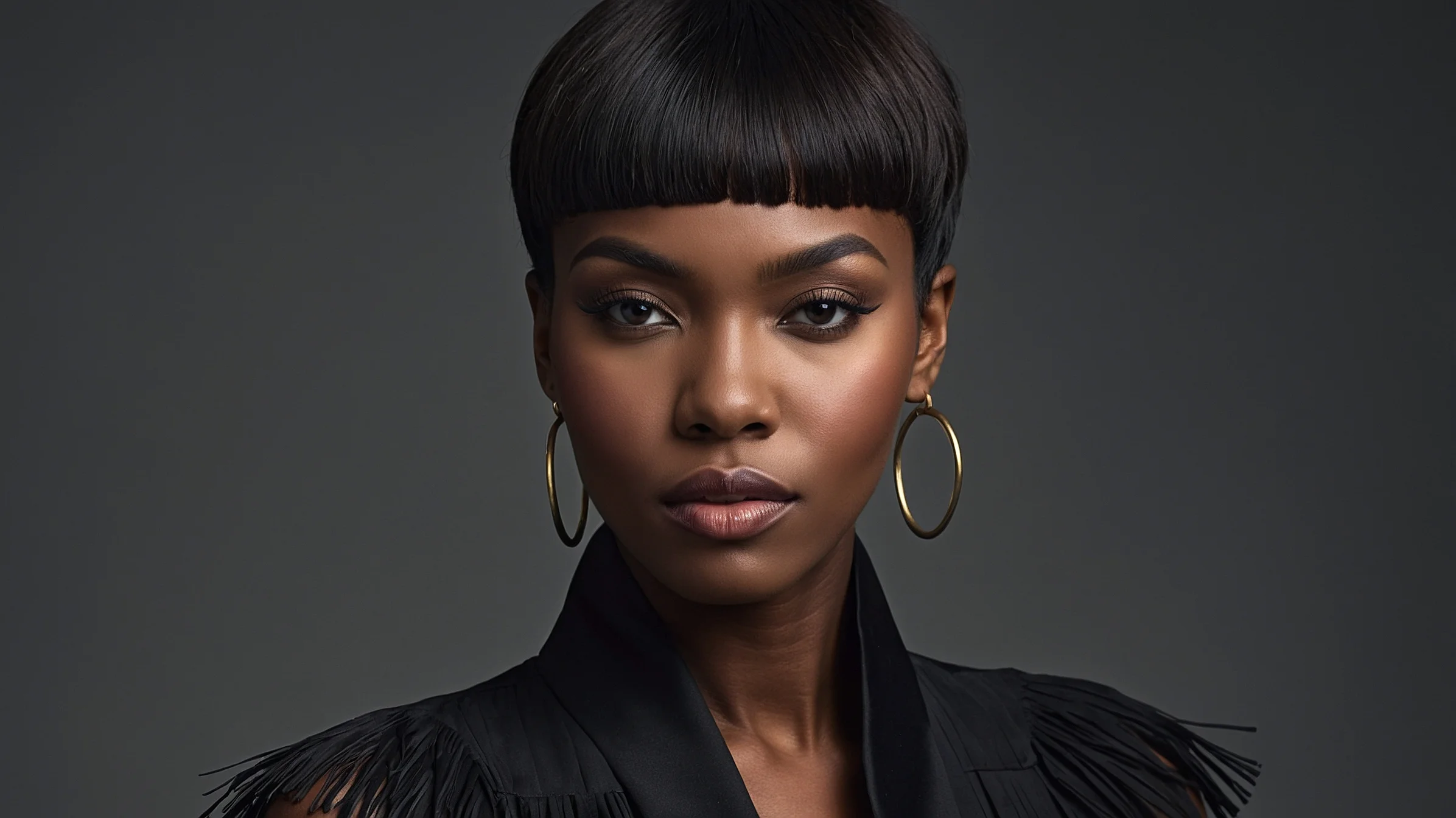 Fringe Bangs Haircuts Black Women PT