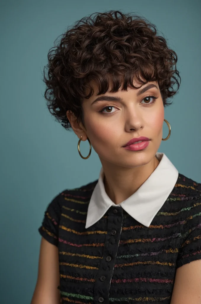 Leonardo Kino XL Coily Short Fringe with Short HairA bold s
