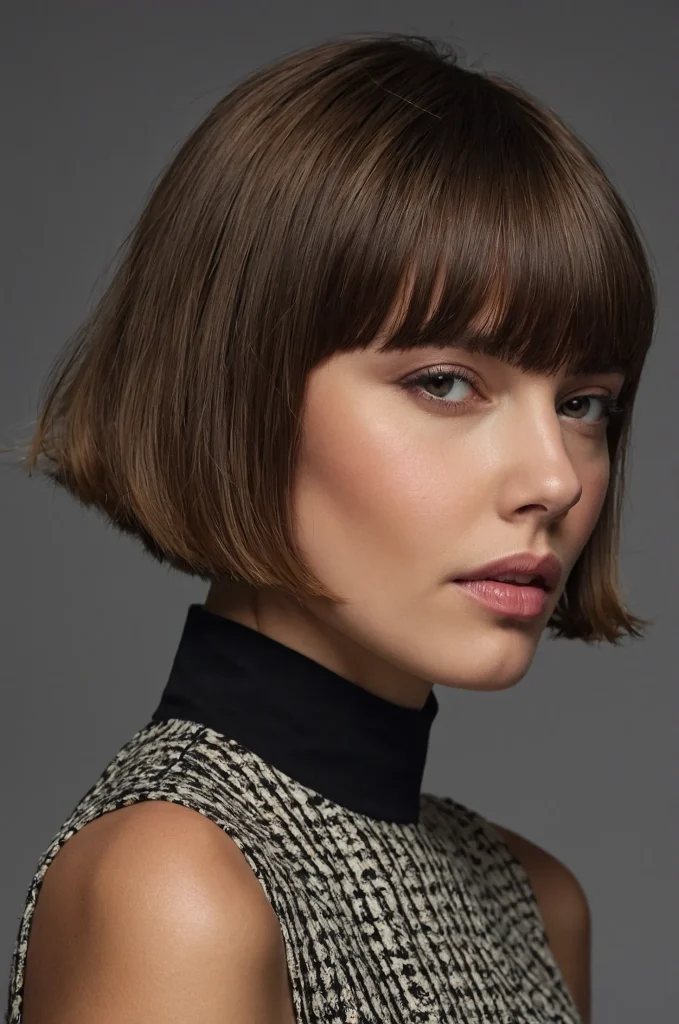 Leonardo Kino XL Arched Short Fringe with Short HairA short