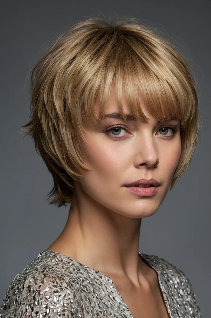 Leonardo Kino XL Feathered Short Fringe with Short HairA sh