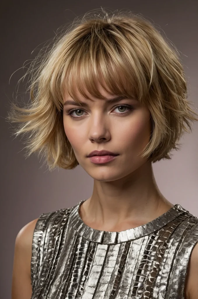 Leonardo Kino XL Feathered Short Fringe with Short HairA sh
