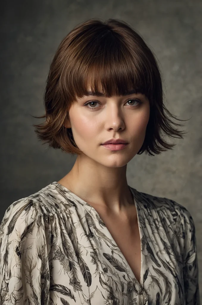 Leonardo Kino XL Feathered Short Fringe with Short HairA sh