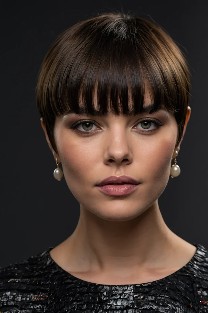 Leonardo Kino XL Baby Short Fringe with Short HairA daring