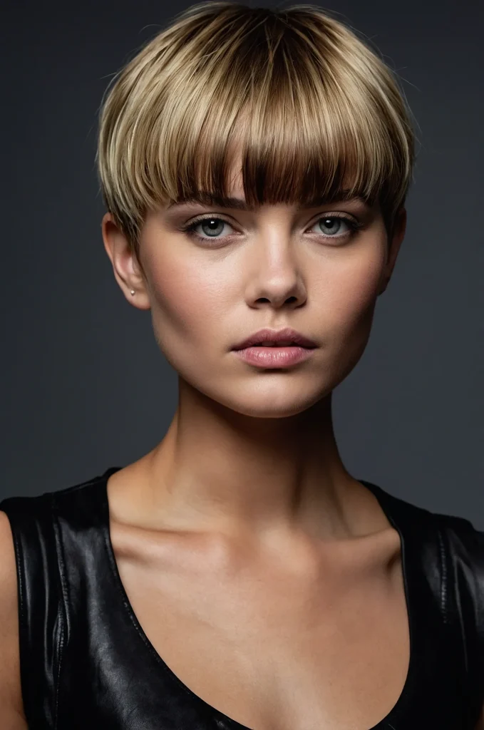 Leonardo Kino XL Baby Short Fringe with Short HairA daring
