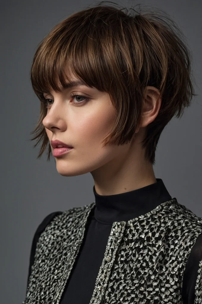 Leonardo Kino XL Textured Short Fringe with Short HairA sho