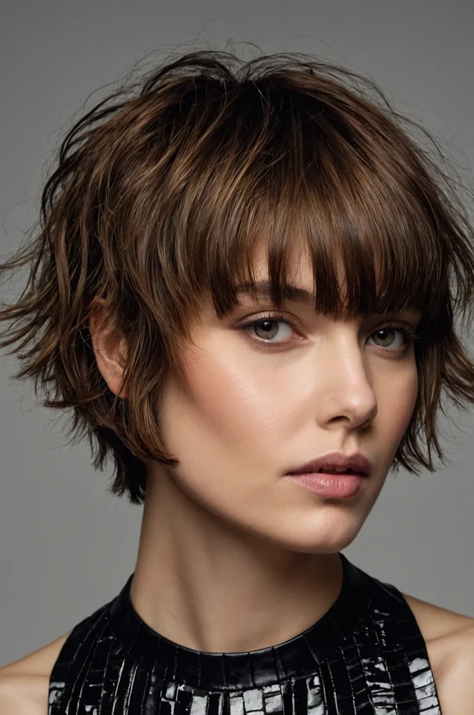 Leonardo Kino XL Textured Short Fringe with Short HairA sho