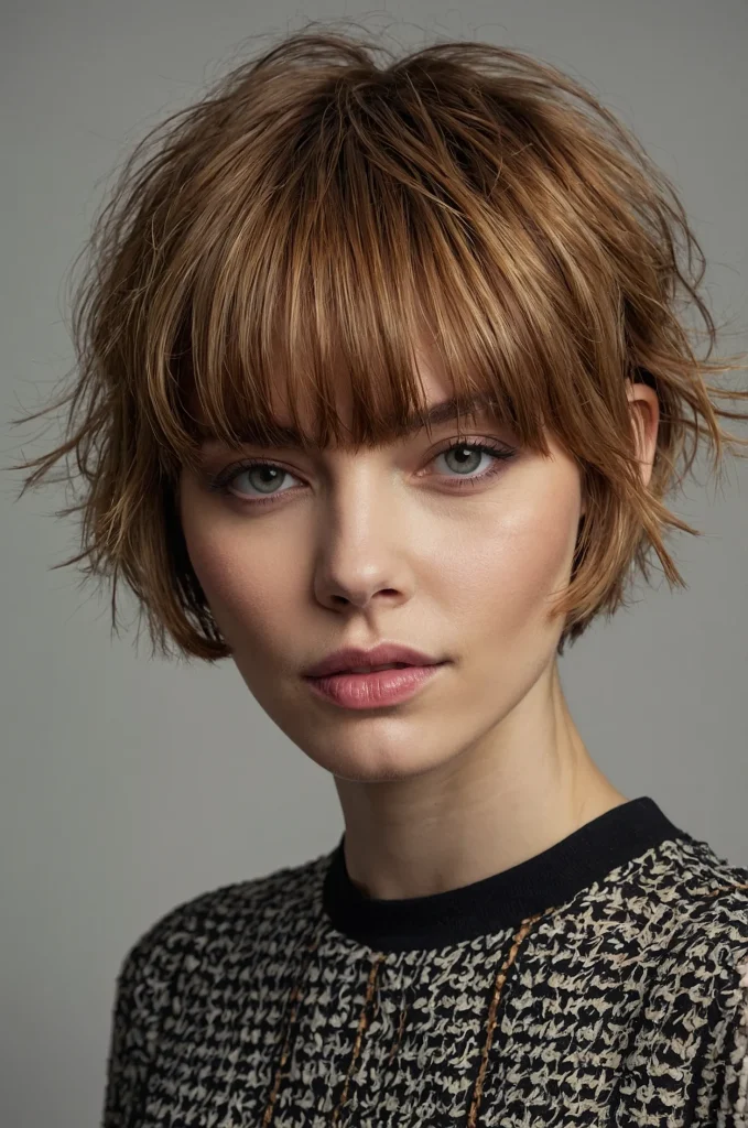 Leonardo Kino XL Textured Short Fringe with Short HairA sho