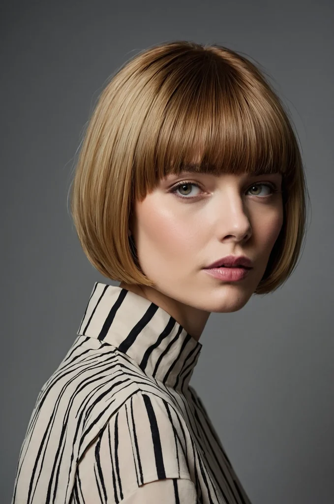 Leonardo Kino XL Bob Short Fringe with Short HairA stylish