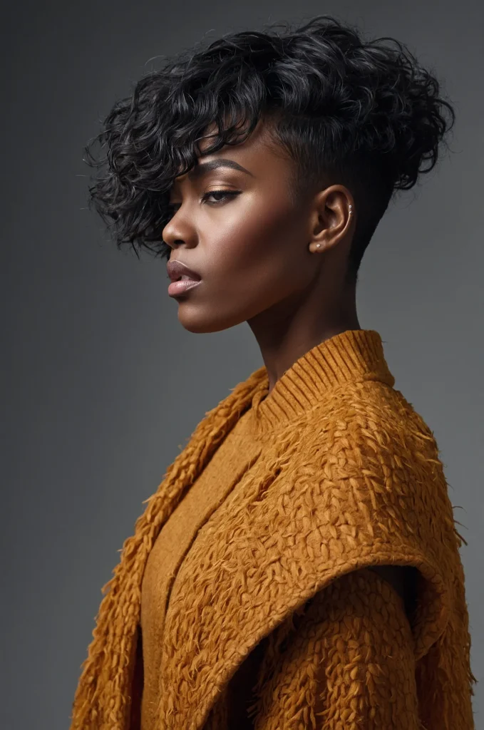 Leonardo Kino XL Disconnected Messy FringeA Black woman