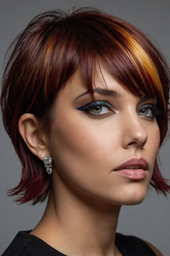 Leonardo Kino XL TwoTone Short Fringe with Short HairA shor