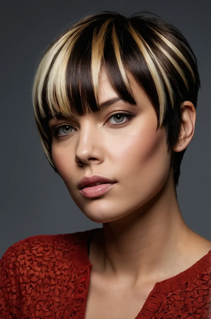 Leonardo Kino XL TwoTone Short Fringe with Short HairA shor