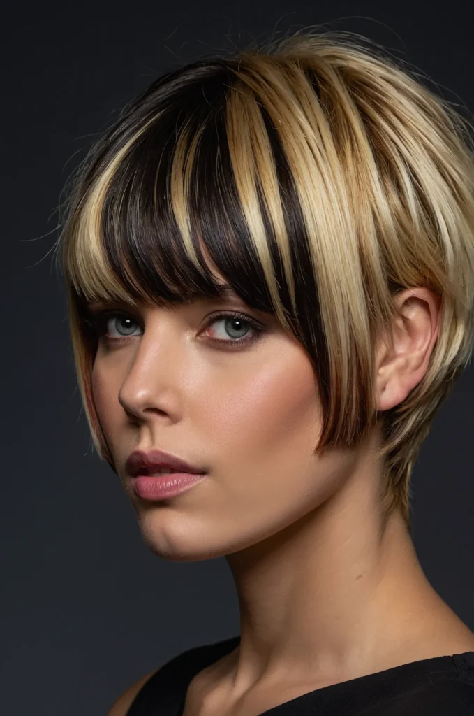 Leonardo Kino XL TwoTone Short Fringe with Short HairA shor