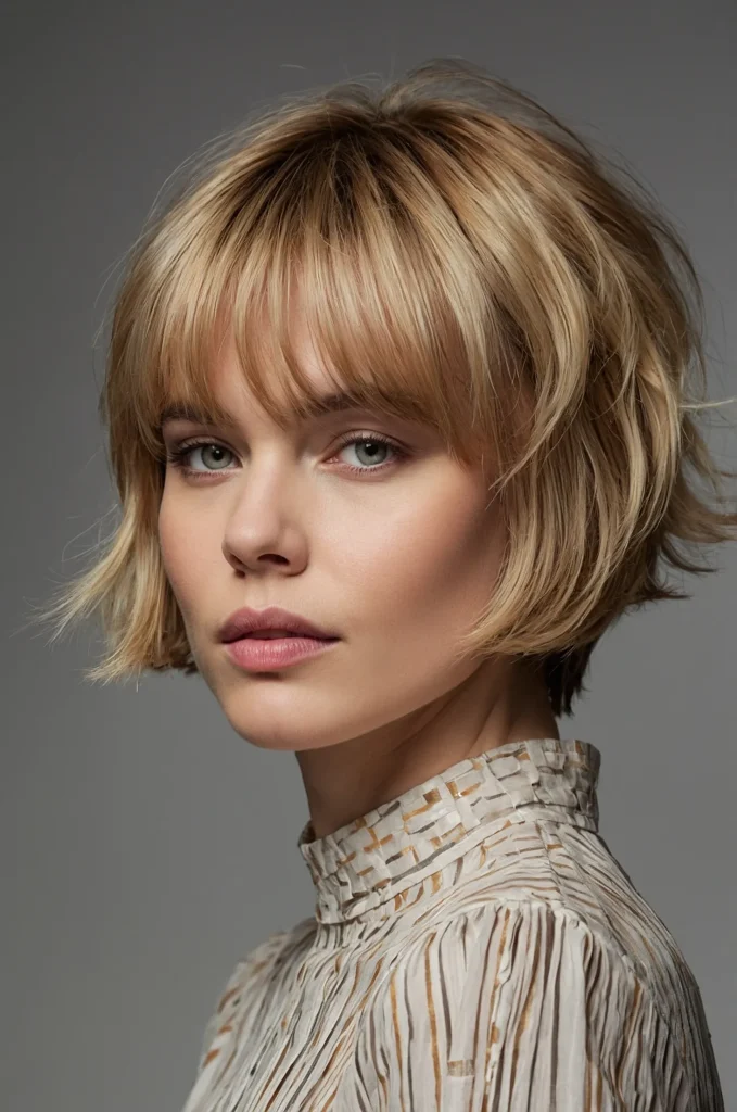 Leonardo Kino XL Wispy Short Fringe with Short HairA short h