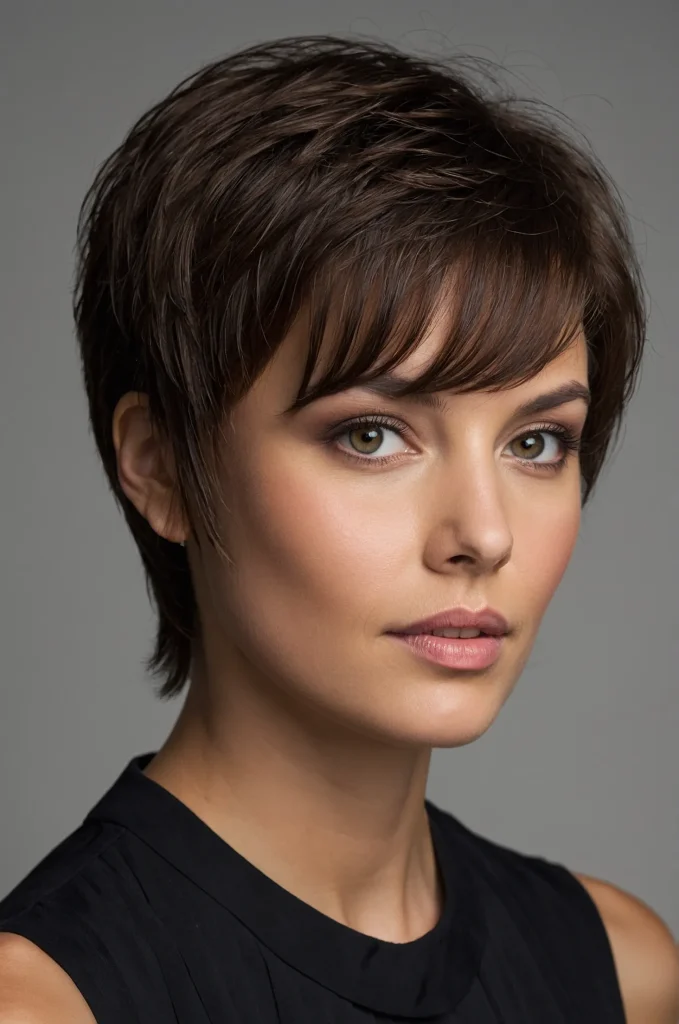 Leonardo Kino XL SideSwept Short Fringe with Short HairA sho