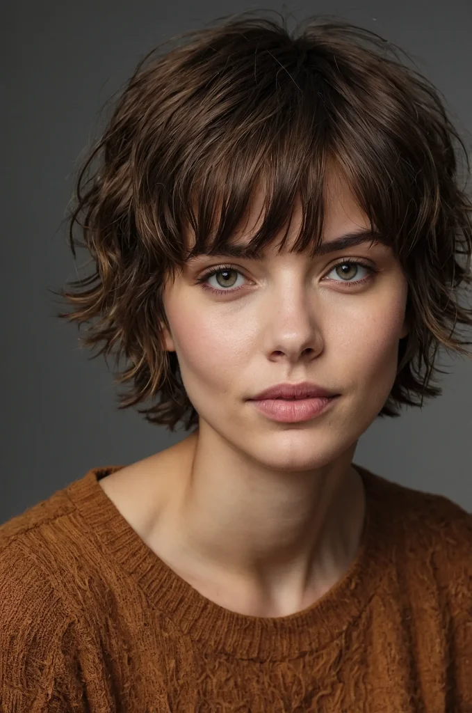 Leonardo Kino XL Messy Short Fringe with Short HairA tousled