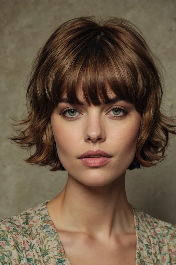 Leonardo Kino XL Shaggy Short Fringe with Short HairA retroi