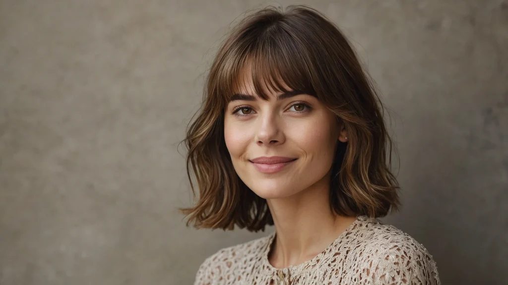 Women Wispy Fringe Haircuts